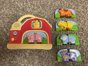 Leap Frog Fridge Phonics Farm Magnetic Matching Barn Animal Set w/Batteries - Picture 1 of 4