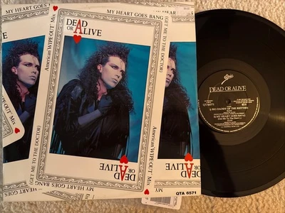 Dead Or Alive My Heart Goes Bang 12" Mix Vinyl label misprint - Image 1 of 4
