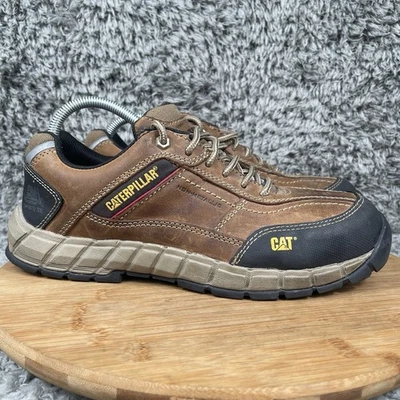 Caterpillar Streamline Work Leather Composite Toe Safety Shoes Mens 8 M P90838 - Image 1 of 4