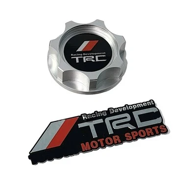 ALUMINUM ENGINE SILVER OIL CAP FOR MATRIX TR-D TUNDRA TACOMA 4X4 OFF ROAD FJ JDM - Image 1 of 4