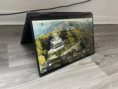 HP envy x360 15.6 2 in 1 laptop. AMD RYZEN 5. 8GB RAM. (Cracked Screen) - Image 1 of 4