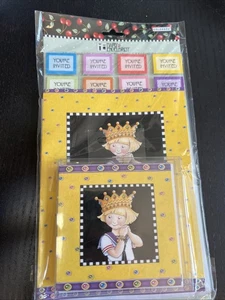 Mary Engelbreit Note Cards With Mini Notecards And Embellishments “your Invited - Picture 1 of 3