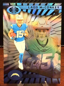 Ladd McConkey Holo Rookie Card - 2024 Panini Illusions Los Angeles Chargers NFL RC - Bild 1 von 2