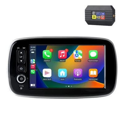 64GB Android Radio Carplay mit DAB für Smart 453 ohne Multimedia System - Bild 1 von 4