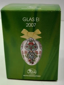 Hutschenreuther " Das Ei Osterei Jahres-Ei  2007 " Ei aus Glas EAN 4011699808972 - Bild 1 von 9