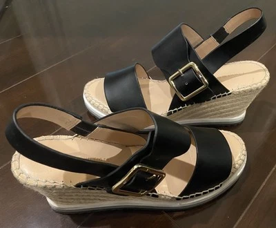 Sandalia para mujer Tommy Hilfiger negra Yazzi talla 8 nueva sin caja Foto 1 de 4