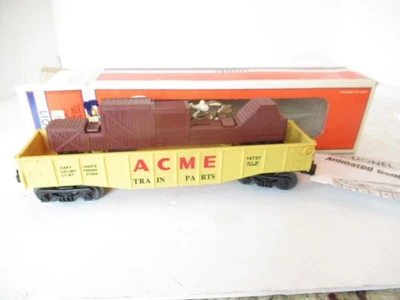 LIONEL 16737 ROADRUNNER / WILE E COYOTE OPERATING GONDOLA CAR- 0/027- LN- J1W - Image 1 of 4