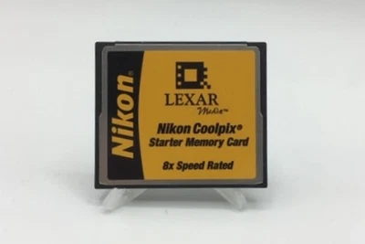 Vintage Nikon by Lexar 16MB Compact Flash Card - 8x Speed Rated (2221-016) - Image 1 of 2
