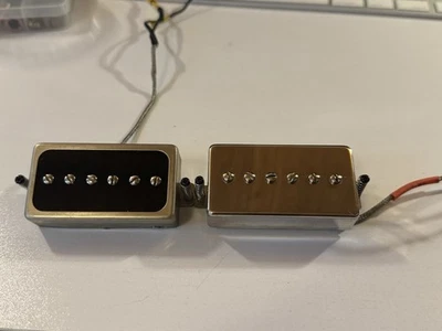 P90 Humbucker Sized Pickups Neck And Bridge Set Axesrus - Image 1 of 4