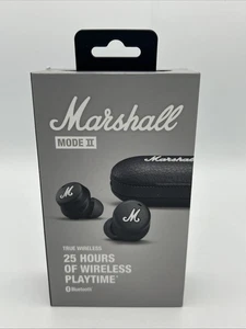 Marshall Mode II True Wireless In-Ear Bluetooth Headphones, 25hr Playtime, Black - Picture 1 of 5