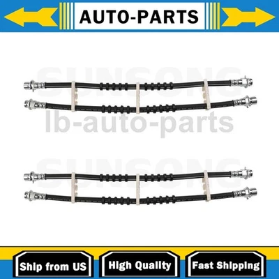 Sunsong Brake Hose Line Rear 2x For Dodge Grand Caravan 1996-1997 FWD - Image 1 of 4