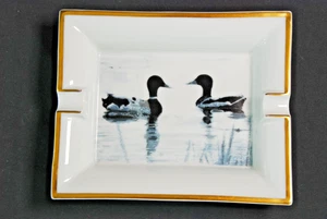 org. Hermès Paris France PORZELLAN Aschenbecher "Enten" 314 ZIGARREN um 1980 - Bild 1 von 7