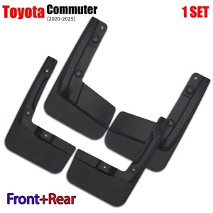 Front Rear Guards Splash Flaps For Toyota Hiace Commuter H300 Van '20 - '25 - Picture 1 of 8