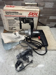 New Old Stock Skil Corded Electric 1/2'' Professional High Torque DRILL USA MADE - Picture 1 of 19