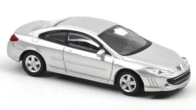MODELLINO AUTO STATICO DIECAST NOREV PEUGEOT 407 COUPE' 2006 SILVER SCALA 1:87 - Immagine 1 di 4