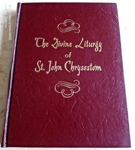 1966 1STe/4THp THE DIVINE LITURGY OF ST.SAINT JOHN CHRYSOSTOM HC/HARDCOVER BOOK - Picture 1 of 5