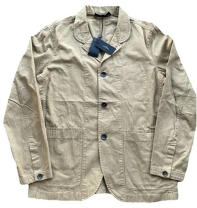 Rag & Bone $495 MSRP Men’s Rugged Brown Jasper Cotton Linen Blazer NWT Medium - Picture 1 of 7