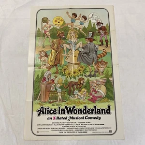 Alice In Wonderland 1976 ORIGINAL 27X41 X-RATED MOVIE POSTER KRISTINE DeBELL - Picture 1 of 8