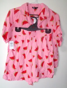 "Jay Jays" Pink Watermelon 2 PC Shorty Pyjama Set, Size 8. BNWT. FREE POSTAGE - Picture 1 of 3