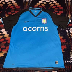 Nike Fit Dry Soccer Jersey Aston Villa Acorns AVFC Short Sleeve Mens Sz XL - Picture 1 of 9