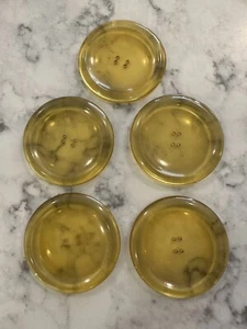 Vintage Set 5 Large 2 1/2”!  Bakelite Buttons Apple Juice Tested Unusual - Picture 1 of 6