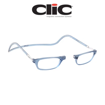 Reading Glasses Clic Classic Denim Blue Jeans Hoya Lens 100% Authentic Clic Prod - Image 1 of 4