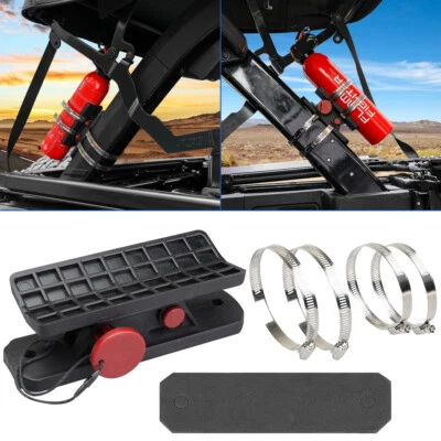 Quick Release Fire Extinguisher Mount Bottle Holder For UTV Polaris Jeep Yamaha - Image 1 of 4