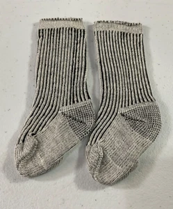 American Girl Doll KIRSTEN GREY STRIPED SOCKS winter woolens - Picture 1 of 3