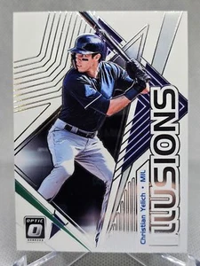 2019 Donruss Optic #OI-4 Christian Yelich Illusions - Picture 1 of 2