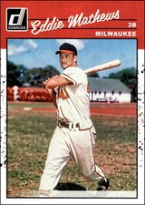 2023 Panini Donruss #258 Eddie Mathews    Milwaukee Braves