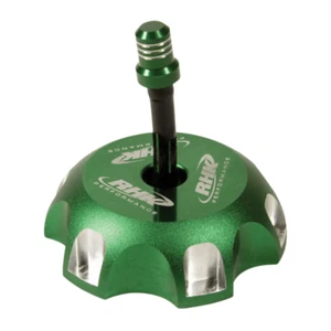 RHK Alloy Tank Cap for Kawasaki KX 85 2014-2022 >Green - Picture 1 of 1