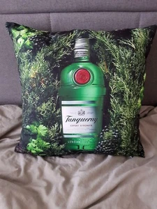1x Tanqueray Gin Cushion Cover Pillow Case 18” 45x45cm Party Gift - Picture 1 of 6