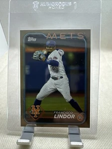2024 Topps Series 2 #650 Francisco Lindor Gold #1599/2024 New York Mets - Picture 1 of 2
