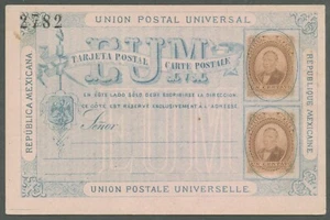 MEXICO - POSTAL CARD 1U TYPE-2 MAZATLAN 2782 EX SCHIMMER 1 CTV + 1 CTV (de609) - Picture 1 of 1