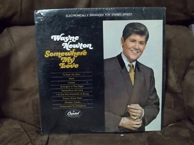 1968 NOS Wayne Newton Somewhere My love vinyl LP 33 SEALED Capitol record - Image 1 of 2