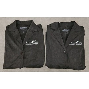 NWT 2 Grey's Anatomy Barco Jacket Size Large Flite Wing Salem Airport Halloween - Picture 1 of 16