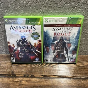 Assassin’s Creed Lot (2 Games) Xbox 360 – Assassin’s Creed II & Rogue - Picture 1 of 4
