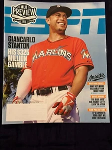 ESPN ~ MLB PREVIEW 2015 ~ Giancarlo Stanton His $235 Million Gamble ~ 03/30/2015 - Picture 1 of 3