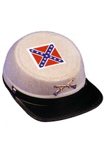Cappello sudista in tessuto floccato adulto