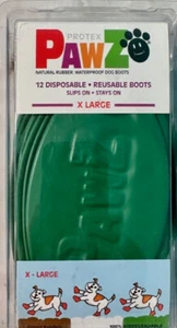 Pawz Dog Boots XL Green for 5inch paws | (Free Shipping) | rubber, waterproof - Picture 1 of 2