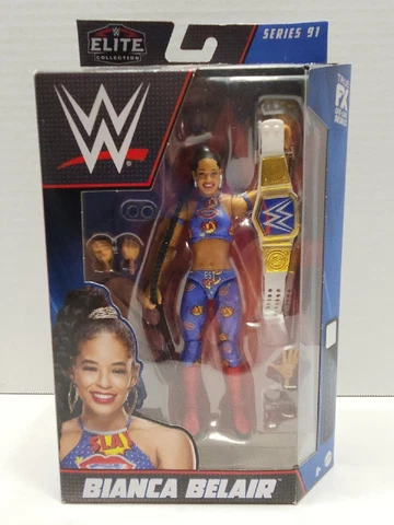 WWE Bianca Belair Elite Series #91 Mattel Figure Womens Wrestling NXT Raw 2023 Cover