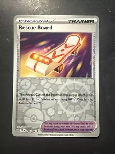 2023 pokemon Temporal Forces Trainer Tool Rescue Board 159 /165 Reverse Holo - Picture 1 of 2