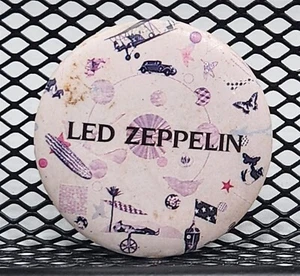 Pulsante Led Zeppelin III Vibe Vintage Pinback Aerei Auto Pianeti Stelle PP - Foto 1 di 2