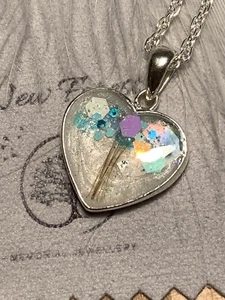 Stunning Cremation Ashes Sterling Silver Breastmilk Hair Tree Of Life Necklace - Picture 1 of 3