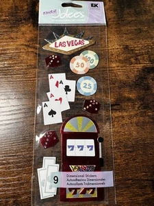 NUOVI ADESIVI DIMENSIONALI EK SUCCESS JOLEES LAS VEGAS SPJJ033 810 CONFEZIONE DA 9 - Foto 1 di 3