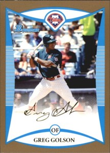 2008 Bowman Draft Prospects Gold Baseball Card Pick