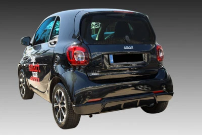 ALERÓN PARACHOQUES TRASERO PARA SMART 453 LOOK BRABUS (2014-) PLÁSTICO ABS. - Imagen 1 de 4