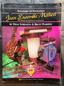 JAZZ ENSEMBLE METHOD for GROUP/INDIVIDUAL for BASS - KJOS MUSIC - Picture 1 of 4