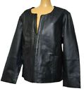 TS TAKING SHAPE plus size L / 22 Coco Leather Jacket genuine black NWT rrp$500!