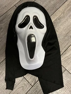 Scream Ghost Face Mask Easter Unlimited Fun World Halloween #88490 Vintage - Picture 1 of 3